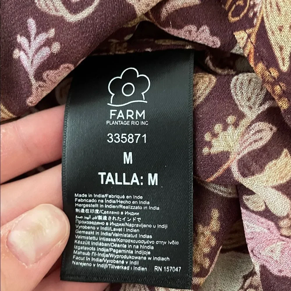 NWT Farm Rio Bella Mini Dress Women Size M(MSRP$260) - Picture 14 of 16